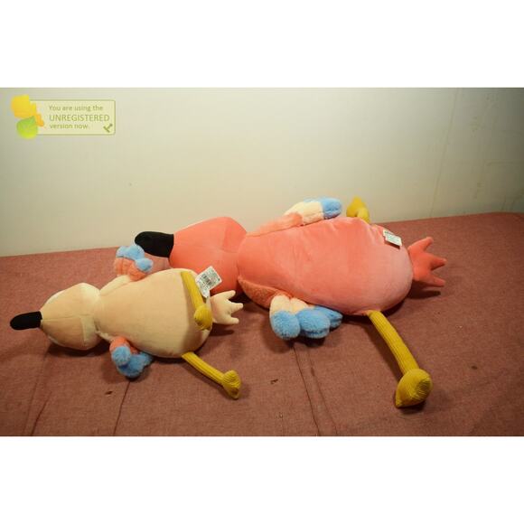 Pillowfort Parrot and Baby Weighted Plush Kids' Throw Pillow Pink (Marks) - Picture 5 of 8